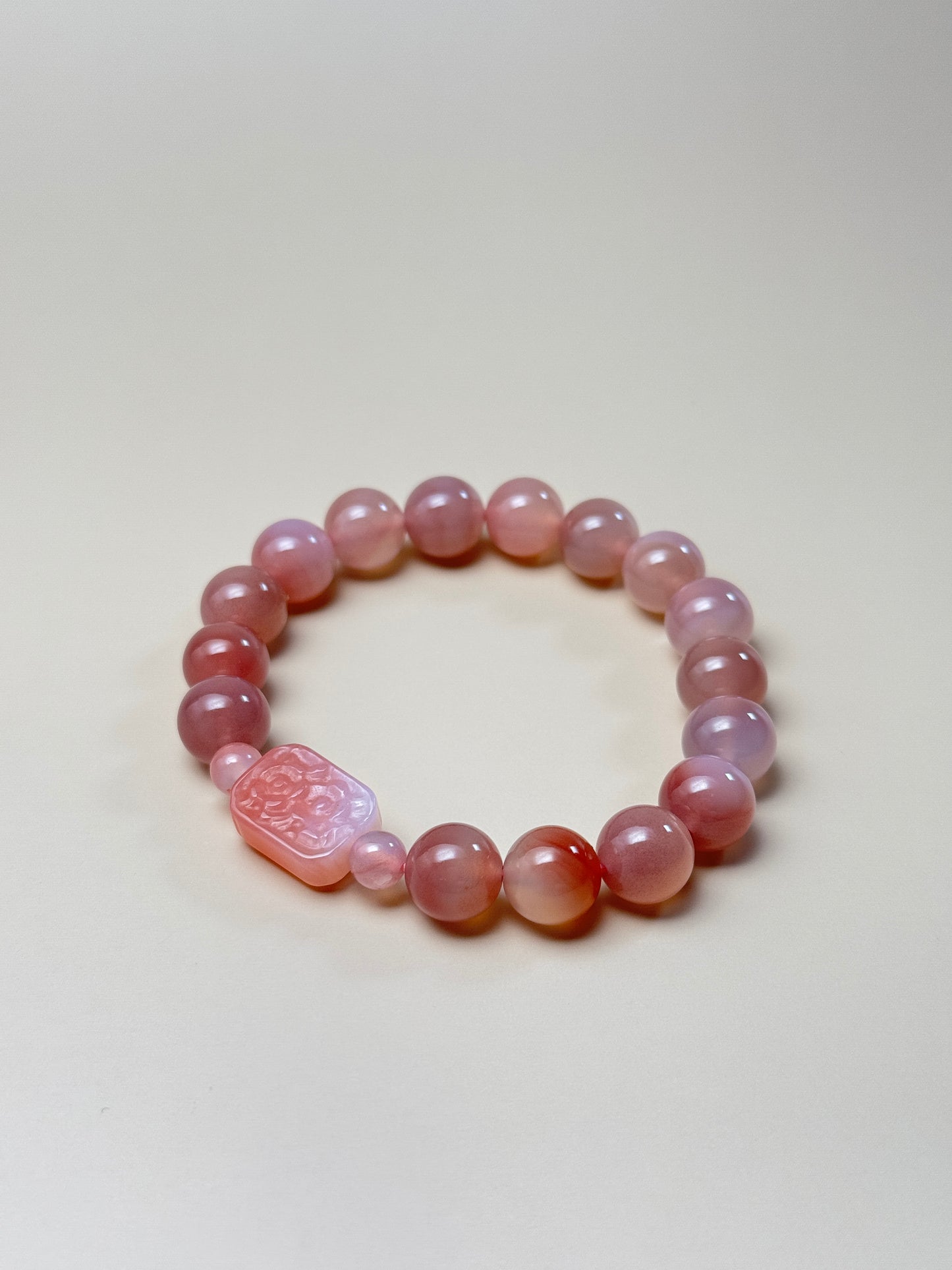 Yanyuan Agate Peony Bracelet
