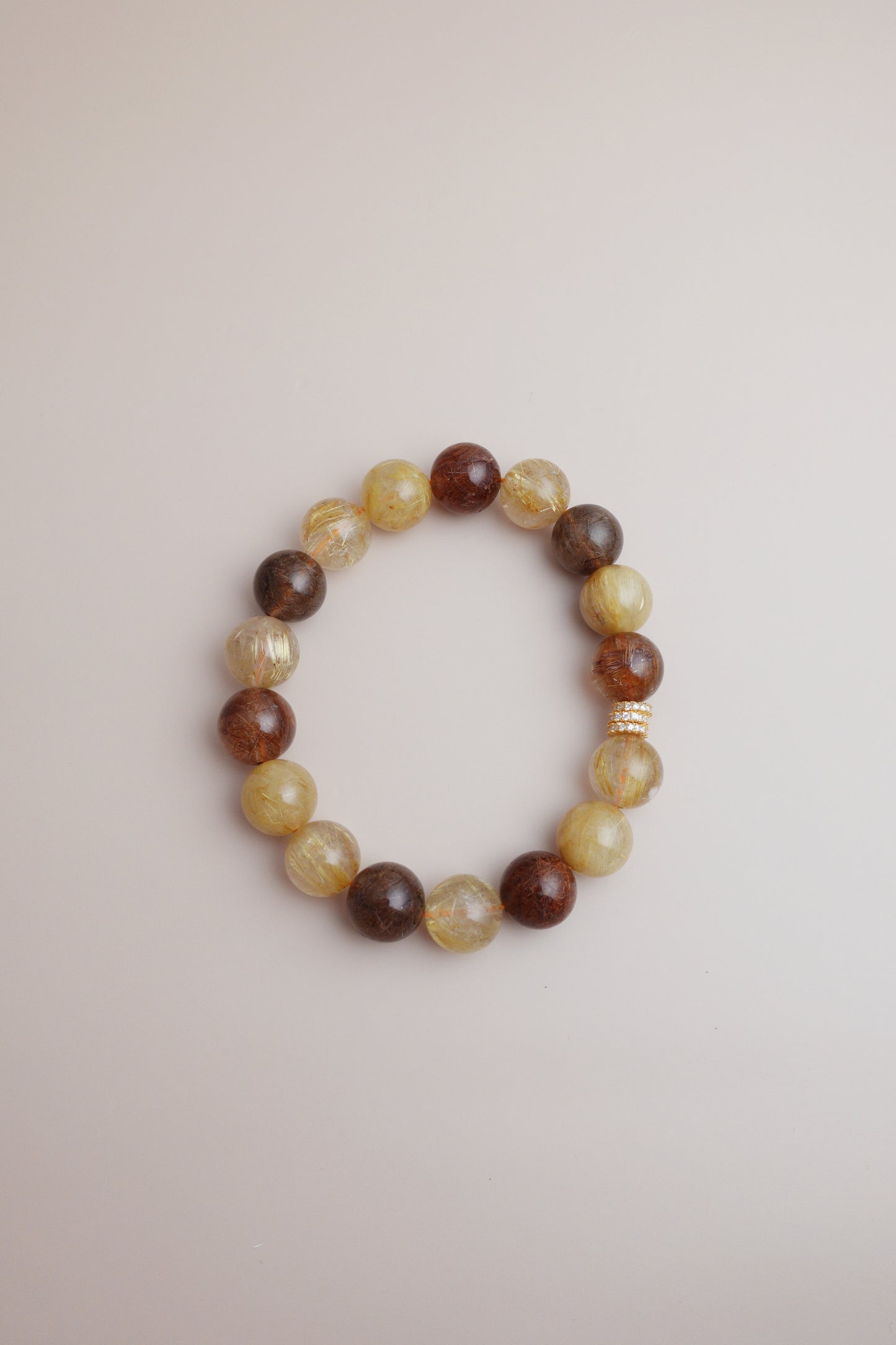 Golden Rutilated Quartz Bracelet