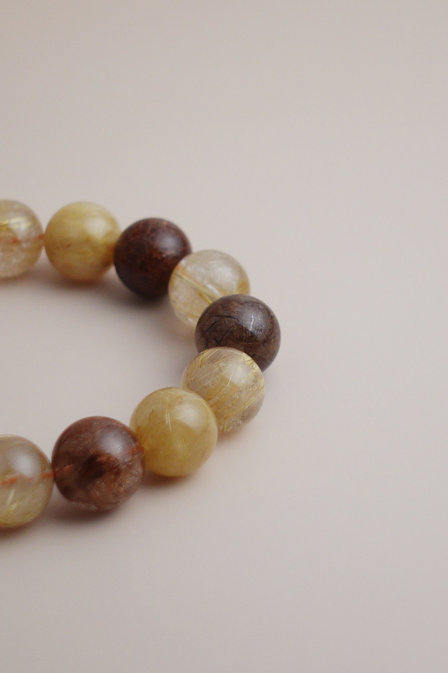 Golden Rutilated Quartz Bracelet