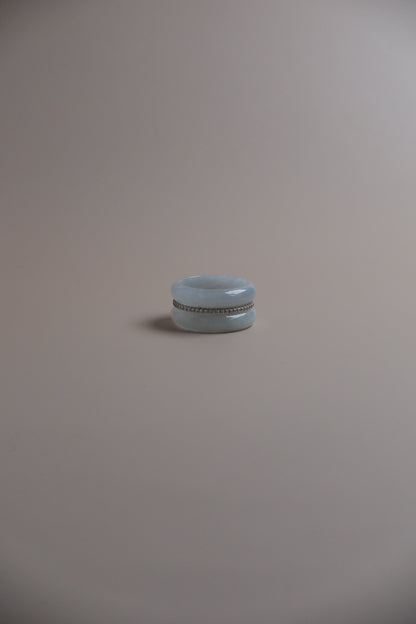 Halo Ring – Jadeite Jade