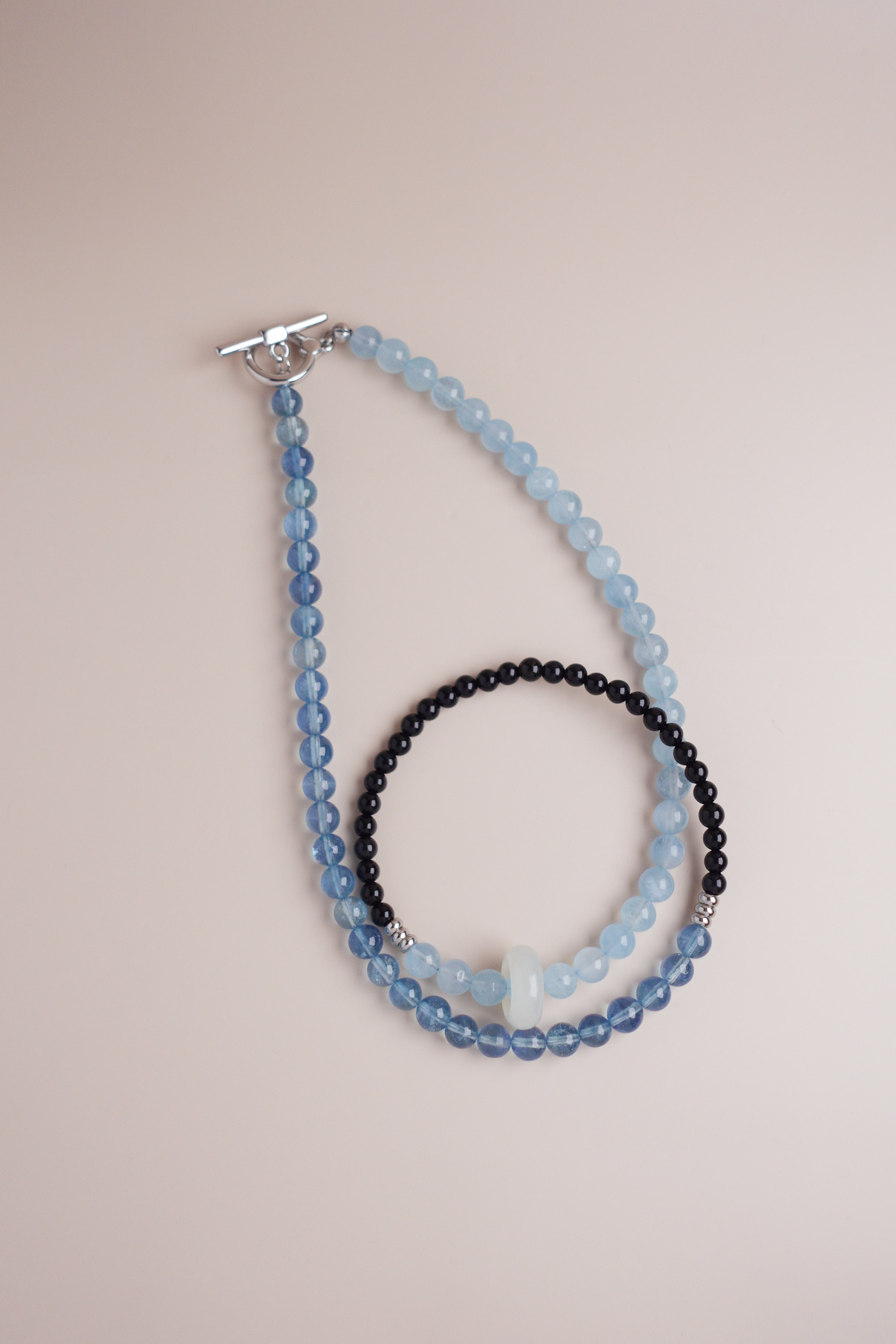 ネックレス・ペンダント Ocean Beads Necklace Ocean Blue Seed Bead Necklace - VivaLife Jewelry